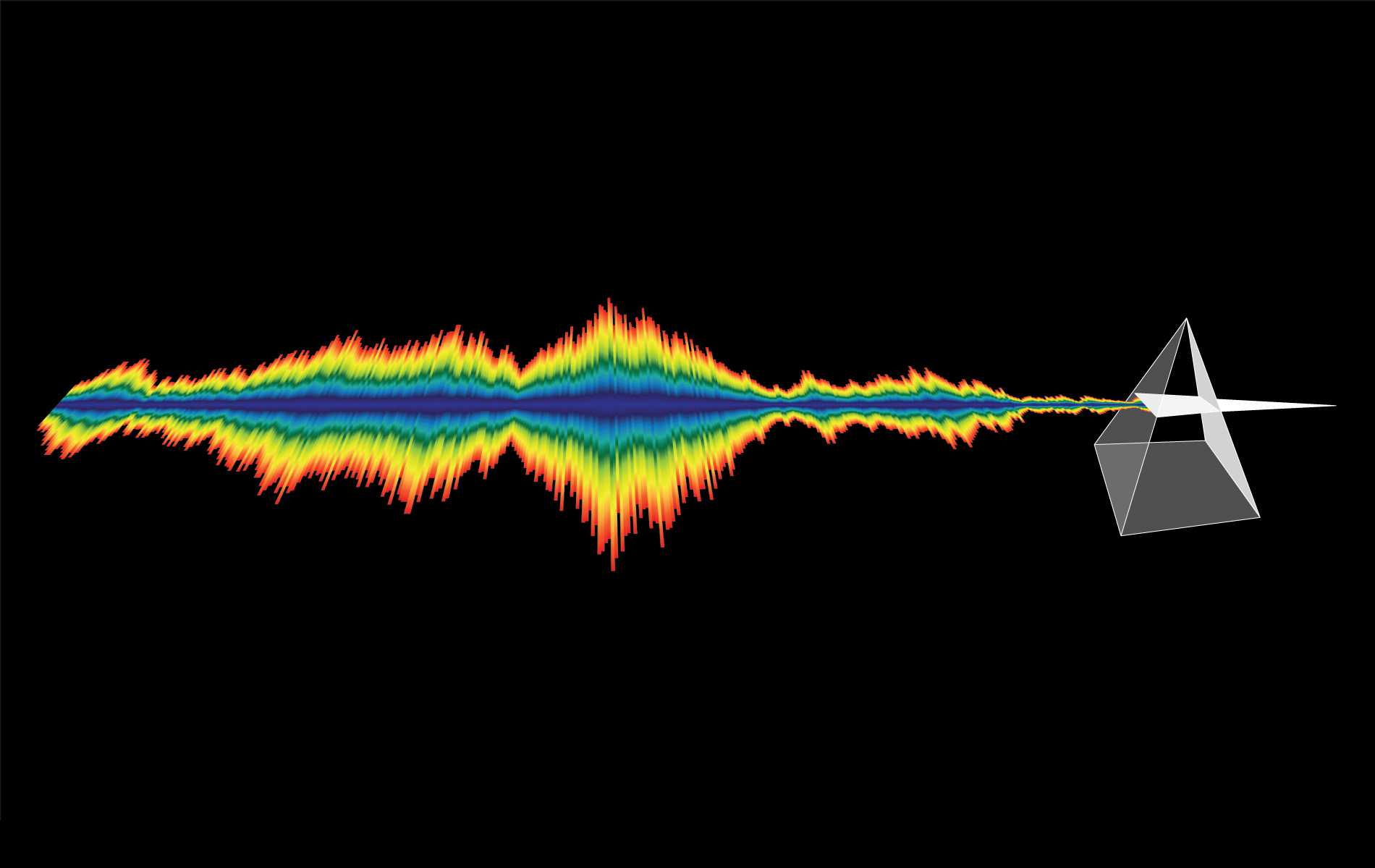 Sound waves from a prism